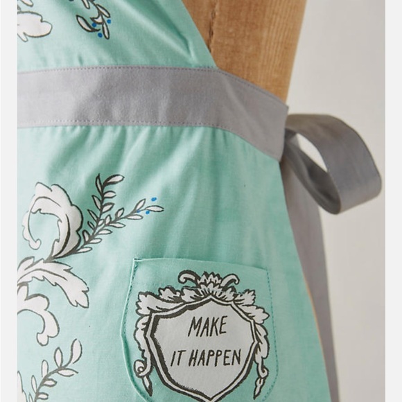Anthropologie Molly Hatch Notions Apron Sweet Salutation Make It Happen - Picture 7 of 12